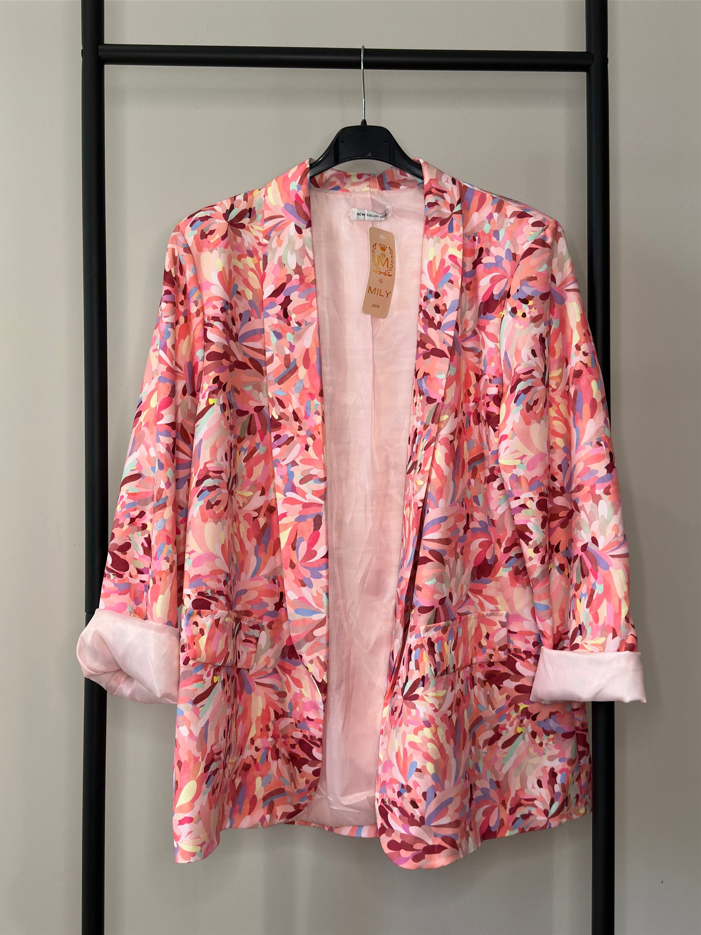 Veste blazer rose