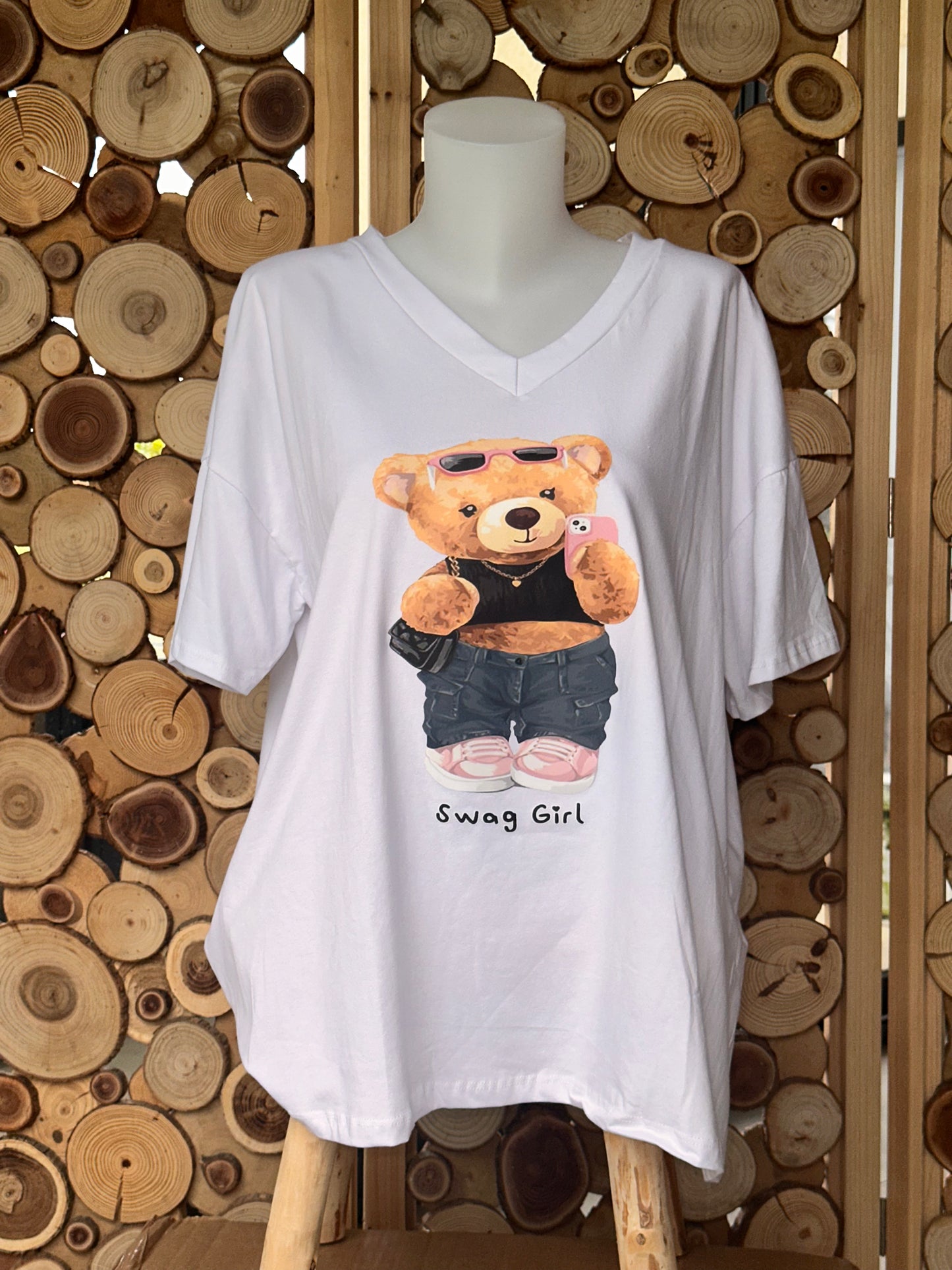 T-shirt nounours garçon col-V