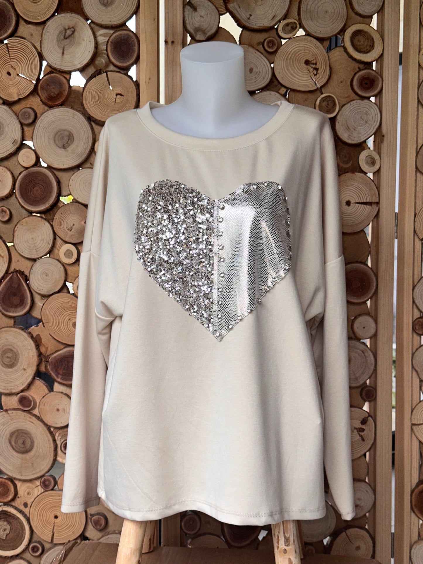 Sweat fluide doré