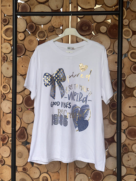 T-shirt doré