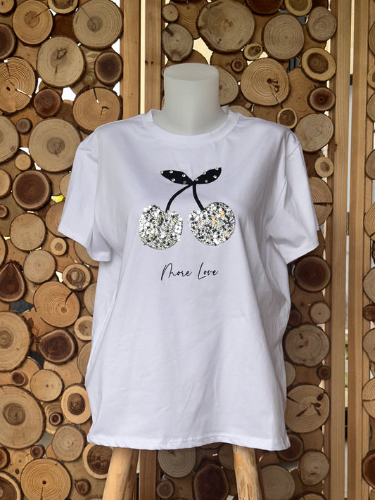 T-shirt cherry love