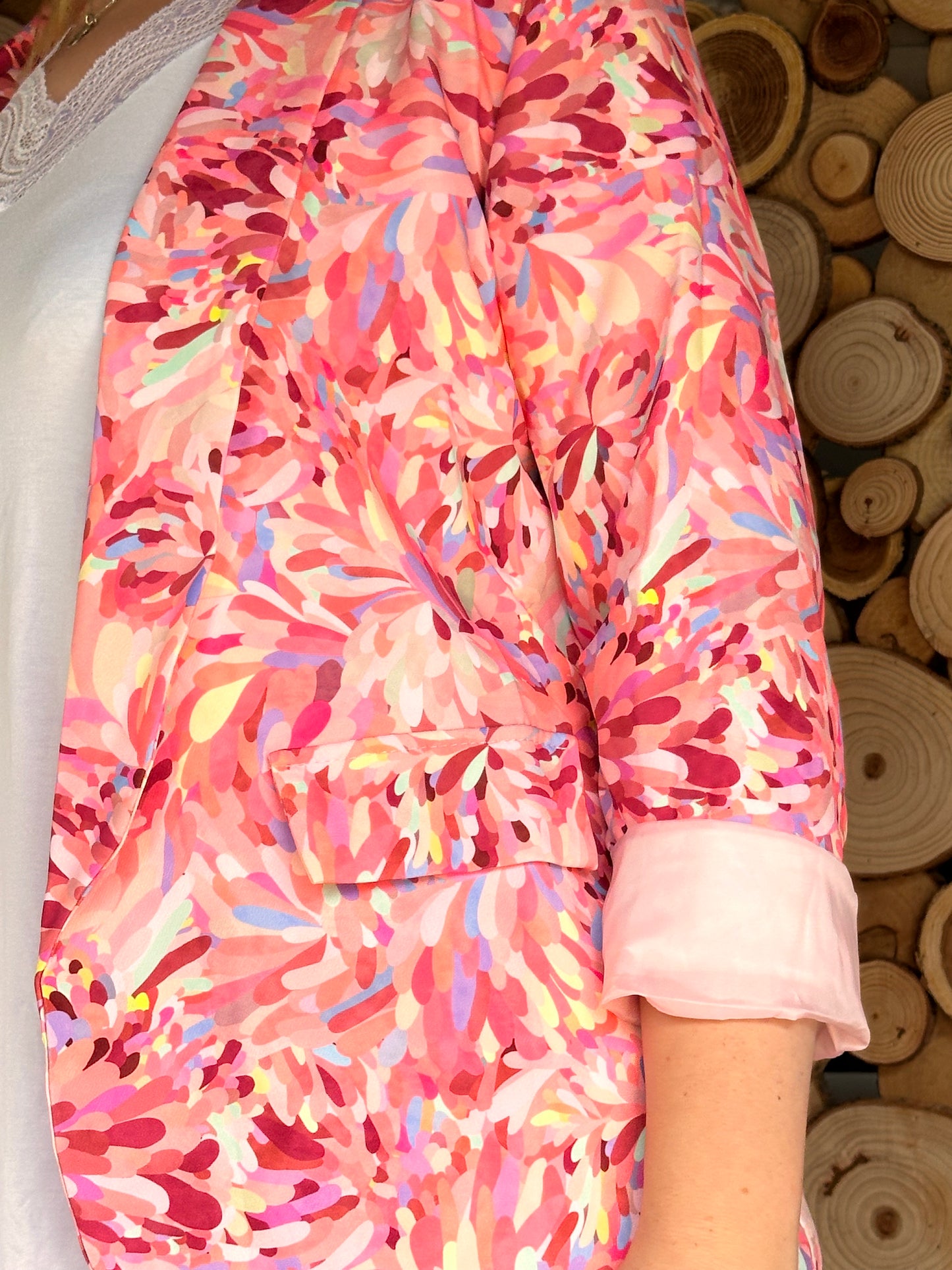 Veste blazer rose